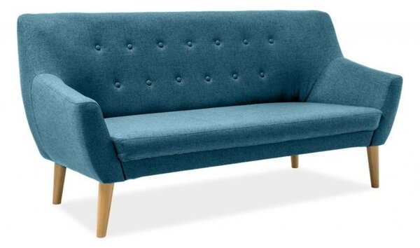 Petrolowa 3-osobowa sofa AMBER