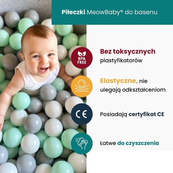 Okrągły Suchy Basen Z Piłeczkami 7cm Dla Dziecka, 90x40cm/300 Piłek, Welurowy, Czerwień Marsala, Piłki: Czarne, Szare, Białe - Meowbaby®