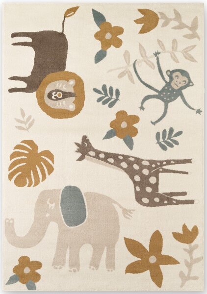 Kremowy dywan dziecięcy 120x170 cm Animal Safari – Hanse Home