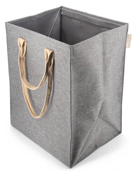 Szary tekstylny kosz na pranie 53 l Laundry Hub Tweed – Rolser