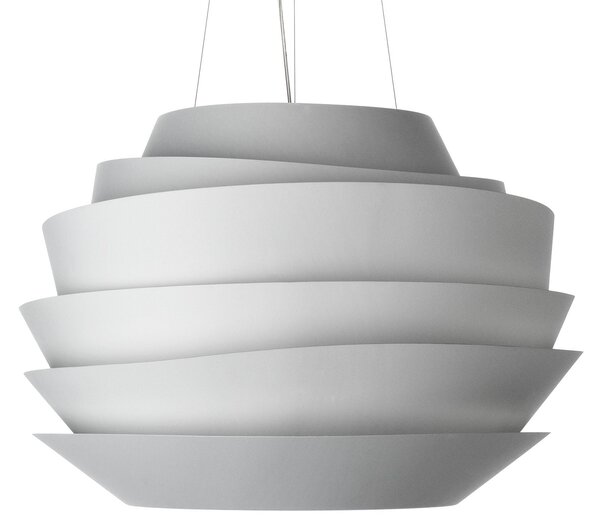 Lampa Wisząca Foscarini, Le Soleil, ściemnialny, biały, salon, tworzywo sztuczne, design