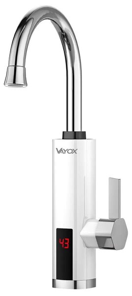 Vayox - Bateria kuchenna z podgrzewaczem przepływowym VA0204 Pro | Produkt promocyjny | 3000W | Biały