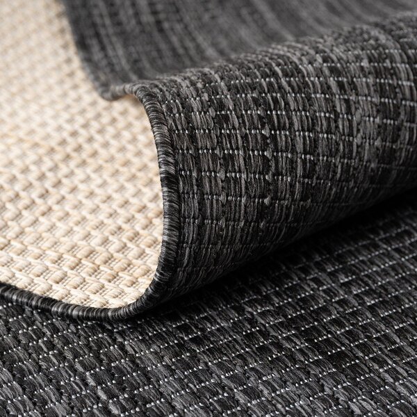 Czarny dywan odpowiedni na zewnątrz 80x150 cm Mira 1450 – Ayyildiz Carpets