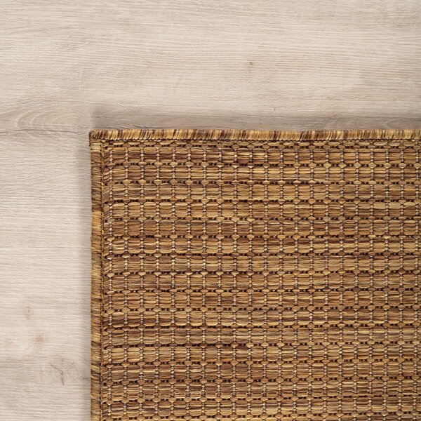 Brązowy okrągły dywan odpowiedni na zewnątrz ø 80 cm Mira 1450 – Ayyildiz Carpets