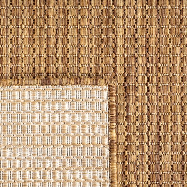 Brązowy okrągły dywan odpowiedni na zewnątrz ø 80 cm Mira 1450 – Ayyildiz Carpets