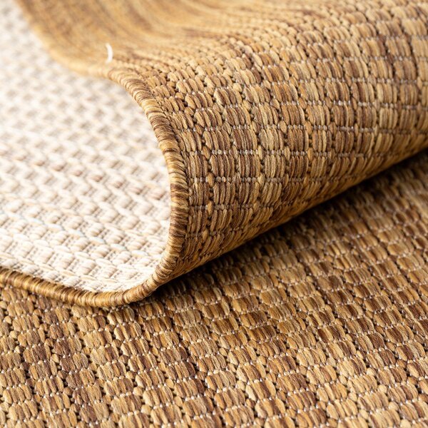 Brązowy okrągły dywan odpowiedni na zewnątrz ø 80 cm Mira 1450 – Ayyildiz Carpets