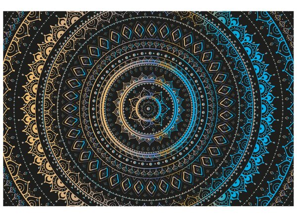 Tapeta Mandala z wzorem słońca