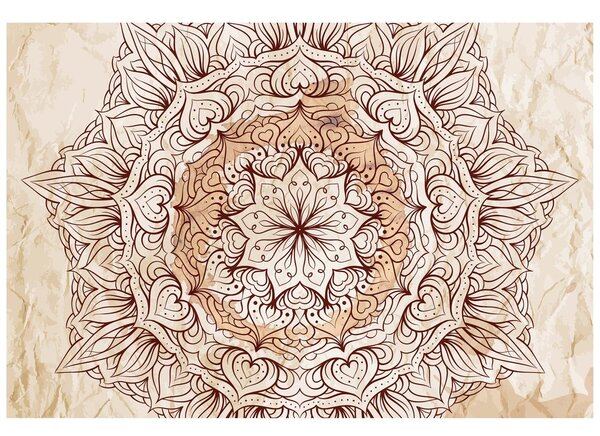 Tapeta abstrakcyjna etniczna mandala