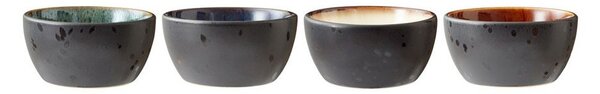 Czarne ceramiczne miski do serwowania zestaw 4 szt. 200 ml Gastro Black/Mix – Bitz