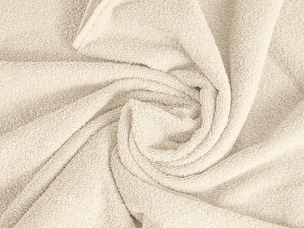 1x Ręcznik kąpielowy CLARYSSE ELEGANCE 70x140 cm + 1x ręcznik CLARYSSE 60x110 cm 100% bawełna, kremowy