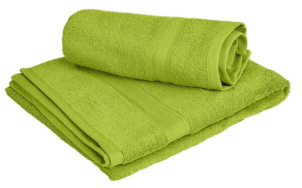 1x Ręcznik kąpielowy CLARYSSE ELEGANCE 70x140 cm + 1x ręcznik CLARYSSE 60x110 cm 100% bawełna, zielony