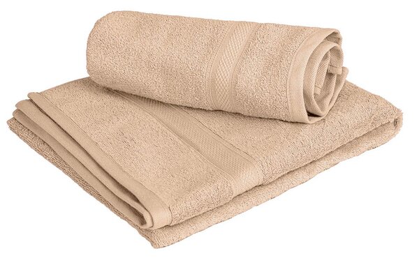 Ręcznik CLARYSSE ELEGANCE 70x140 cm piaskowy, 100% bawełna
