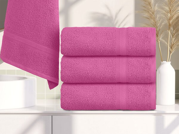 Ręcznik CLARYSSE ELEGANCE 60x110 cm różowy, 100% bawełna