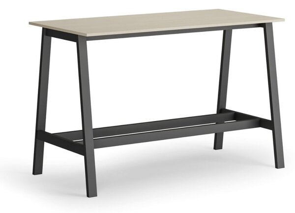 Wysoki stół barowy, 1600 x 800 mm, brzoza