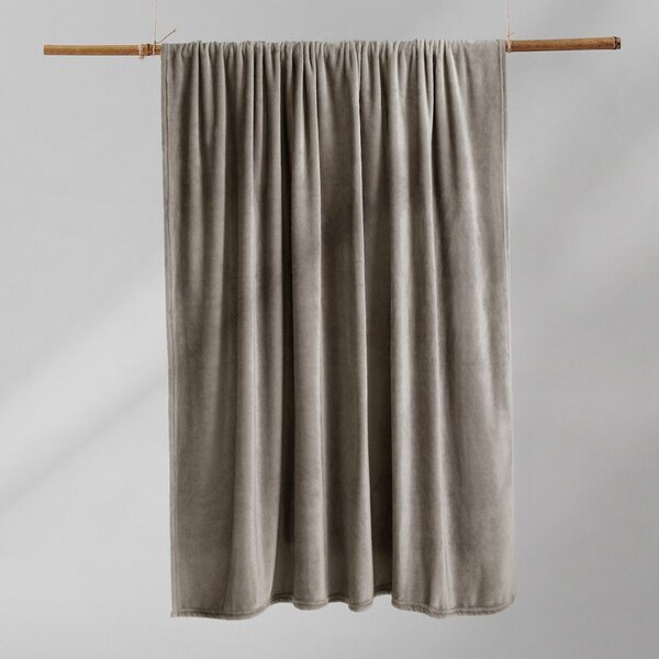 Brązowy koc DecoKing Mic, 150x200 cm
