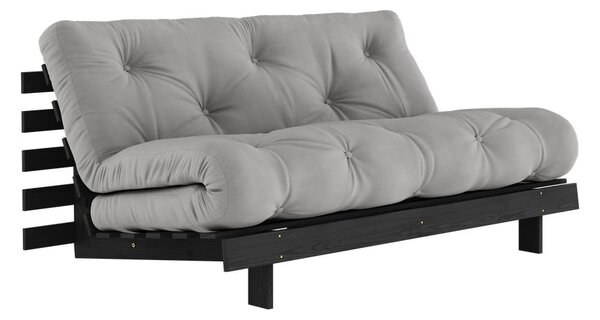 Szara rozkładana sofa 160 cm Roots Black Night – Karup Design