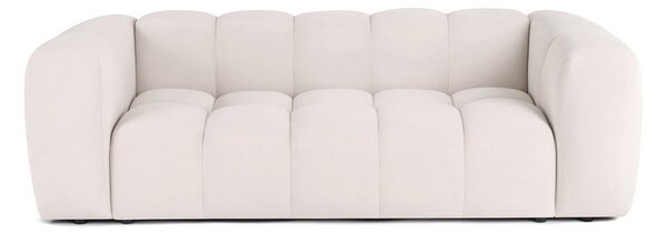 Kremowa aksamitna sofa 225 cm Cube – Bonami Selection