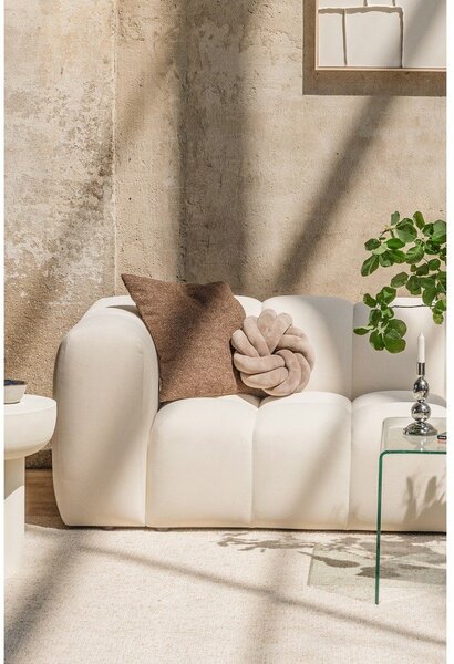 Szara aksamitna sofa 225 cm Cube – Bonami Selection