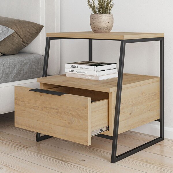 Szafka nocna z półką Pal – Kalune Design