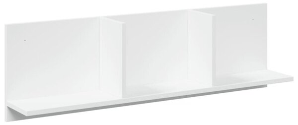 Półka ścienna, 100x16,5x30 cm, biała, materiał drewnopochodny