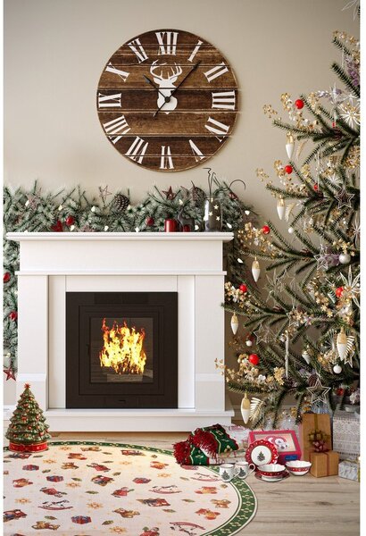 Zielony okrągły dywan ze świątecznym motywem ø 150 cm Green Christmas – Villeroy&Boch
