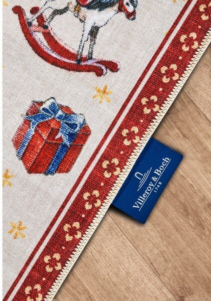 Czerwony chodnik ze świątecznym motywem 80x200 cm Red Christmas – Villeroy&Boch