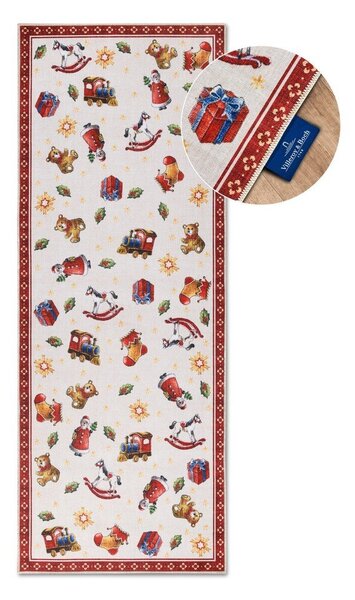 Czerwony chodnik ze świątecznym motywem 80x200 cm Red Christmas – Villeroy&Boch