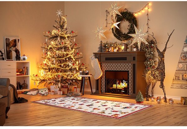 Czerwony chodnik ze świątecznym motywem 80x200 cm Red Christmas – Villeroy&Boch