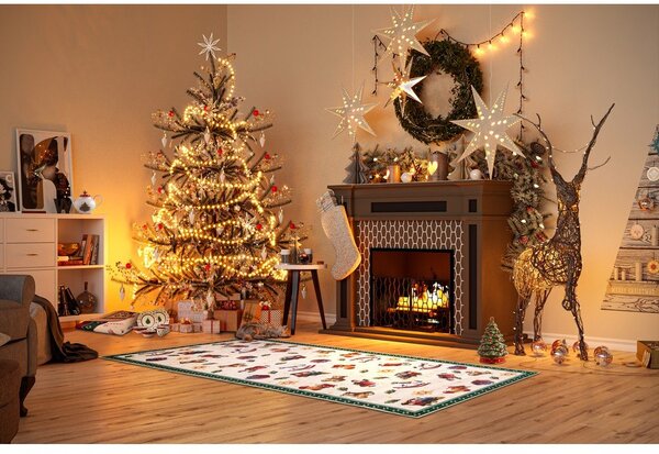 Zielony chodnik ze świątecznym motywem 80x200 cm Green Christmas – Villeroy&Boch