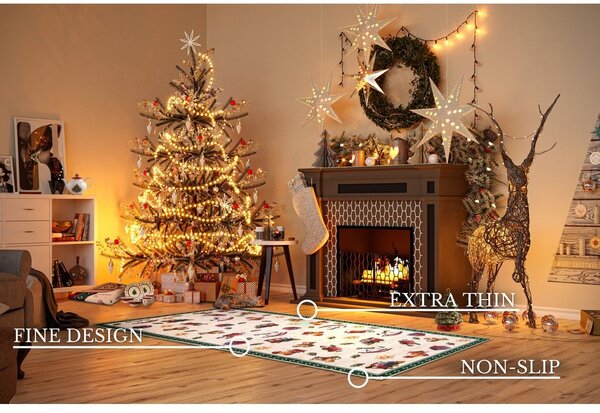 Zielony chodnik ze świątecznym motywem 80x200 cm Green Christmas – Villeroy&Boch