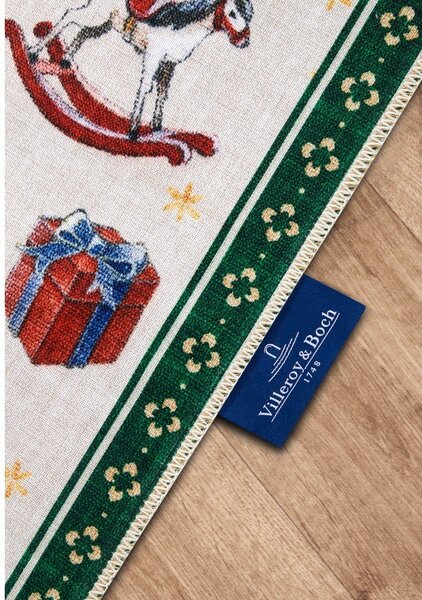 Zielony chodnik ze świątecznym motywem 80x200 cm Green Christmas – Villeroy&Boch
