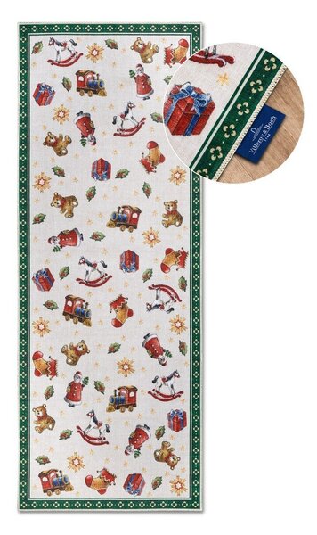 Zielony chodnik ze świątecznym motywem 80x200 cm Green Christmas – Villeroy&Boch
