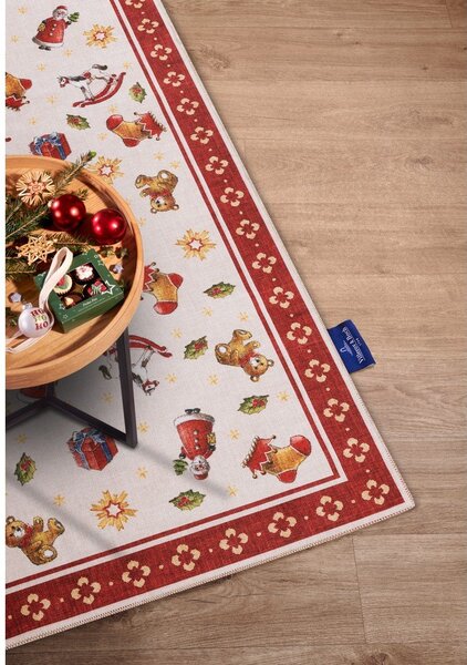 Czerwony dywan ze świątecznym motywem 160x230 cm Red Christmas – Villeroy&Boch