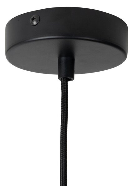 Zielona metalowa lampa wisząca ø 12 cm Rayado – Leitmotiv