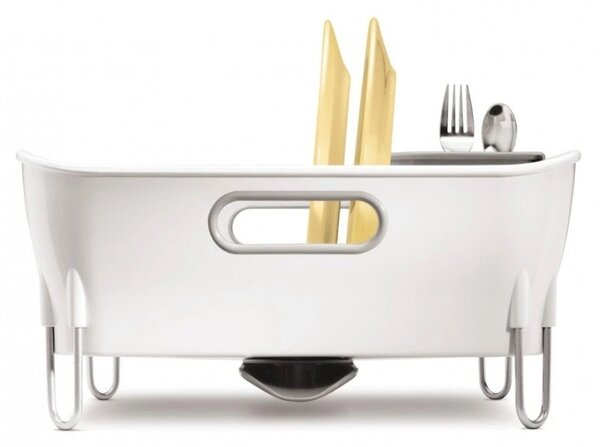 Simplehuman Ociekacz do naczyń Compact, biały