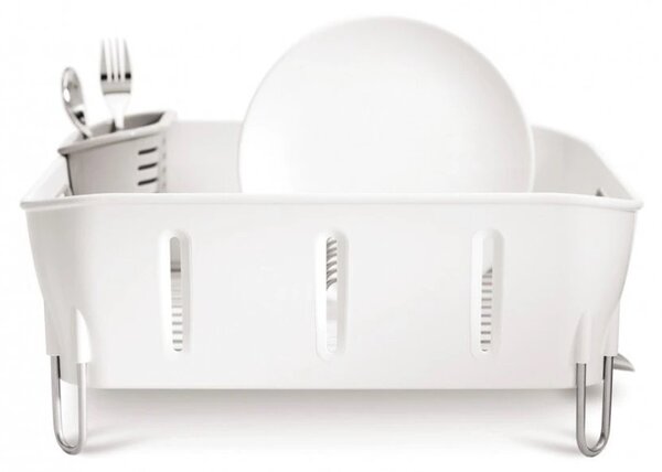 Simplehuman Ociekacz do naczyń Compact, biały