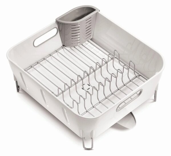 Simplehuman Ociekacz do naczyń Compact, biały