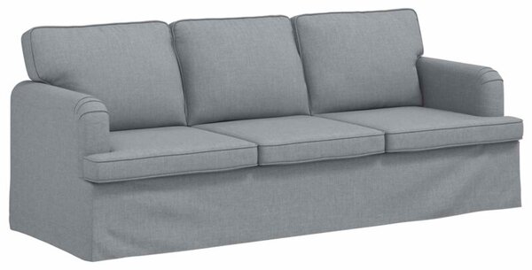 Nowoczesna moduÅowa kanapa jasnoszara z ergonomicznym designem