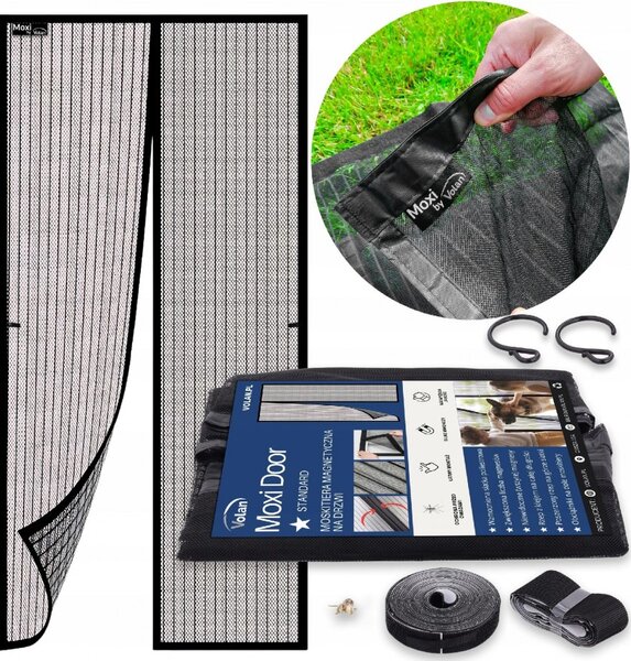 Moskitiera PREMIUM na Drzwi Balkonowe Magnetyczna 90x230 | VOLAN Moxi Door