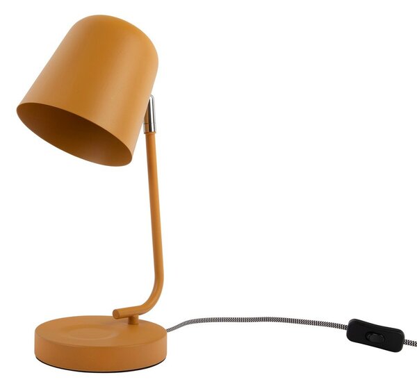 Metalowa lampa stołowa w kolorze ochry (wysokość 38,5 cm) Encantar – Leitmotiv