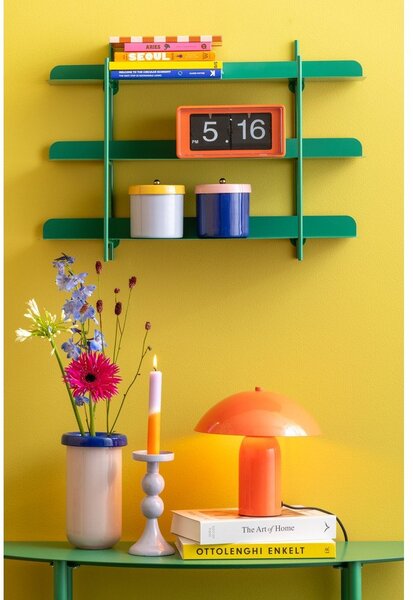 Niebieska wielopoziomowa metalowa półka 60 cm Cool Retro – PT LIVING