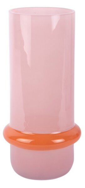 Jasnoróżowy szklany wazon (wysokość 28 cm) Animado Anillo – PT LIVING