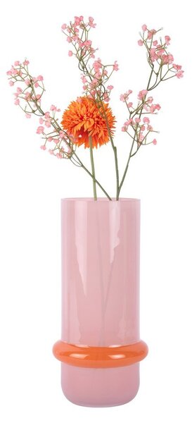 Jasnoróżowy szklany wazon (wysokość 28 cm) Animado Anillo – PT LIVING