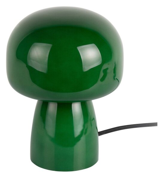 Ciemnozielona szklana lampa stołowa (wysokość 20 cm) Fervor – Leitmotiv