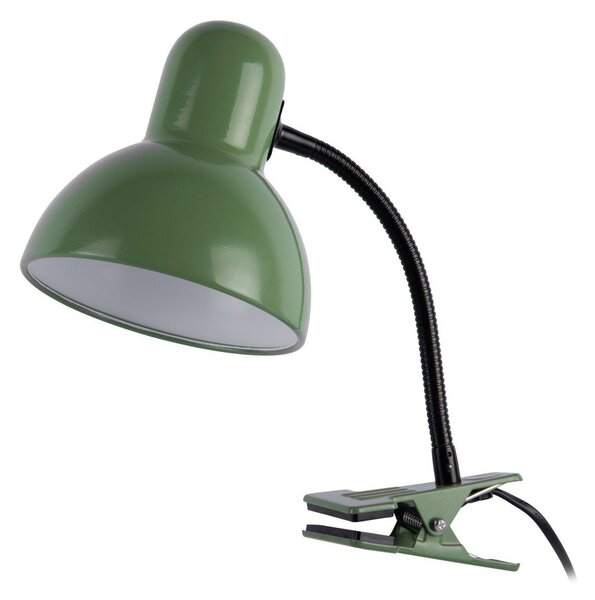 Zielona metalowa lampa stołowa (wysokość 33,5 cm) New Retro – Leitmotiv