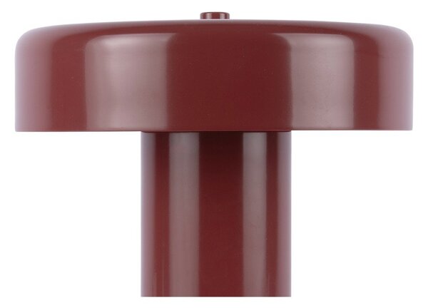 Bordowa metalowa lampa stołowa (wysokość 26 cm) Riqueza Palo – Leitmotiv