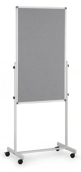 Mobilny flipchart, powierzchnia kombinowana, 1200 × 700 mm