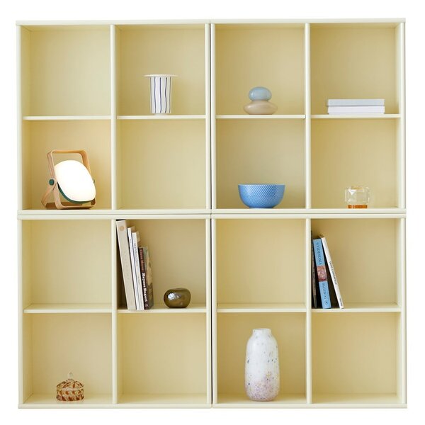 Jasnożółty regał wiszący 70x70 cm Mistral – Hammel Furniture