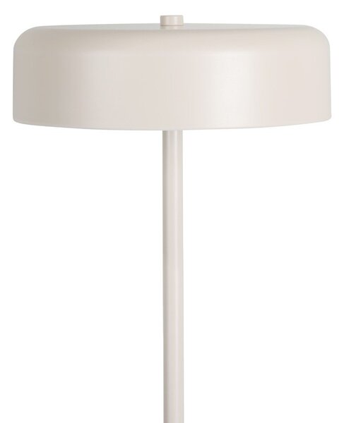 Beżowa lampa stojąca z metalowym kloszem (wysokość 140 cm) Riqueza Palo – Leitmotiv