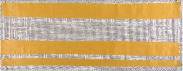 Kremowe bawełniane dywaniki na schody zestaw 16 szt. 25x65 cm Versace Bej – Vitaus